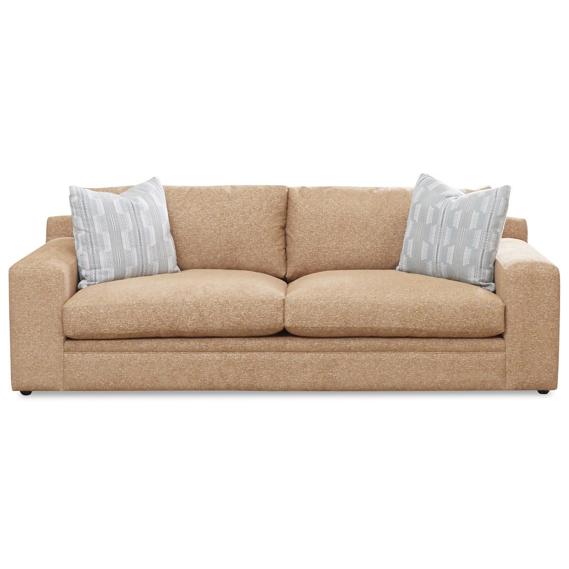 Klaussner Casa Mesa Dr19500 S Casual Sofa With Deep Seats Catalog Outlet Sofas