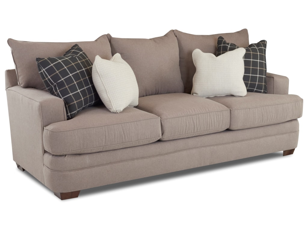 Chadwick Casual Sofa With Square Track Arms By Klaussner At Value City Furniture Chadwick Casual Sofa With Square Track Arms By Klaussner At Value City Furniture