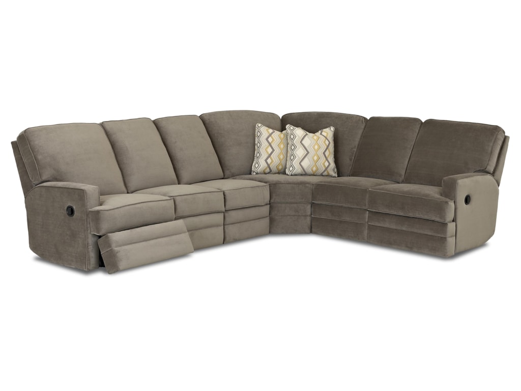 Klaussner ChapmanCasual Power Reclining Sectional Sofa
