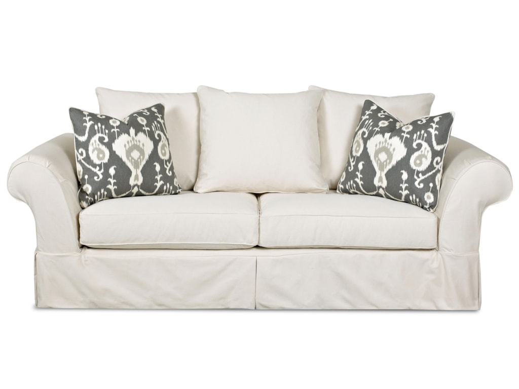Charleston Sofa With Terback Pillows And Rolled Arms By Klaussner At Value City Furniture Charleston Sofa With Terback Pillows And Rolled Arms By Klaussner At Value City Furniture