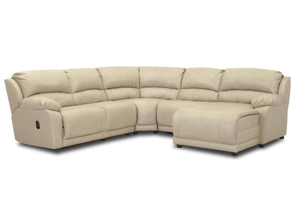 Klaussner Charmed Five Piece Sectional Sofa With Chaise Darvin Klaussner Charmedfive Piece Sectional Sofa