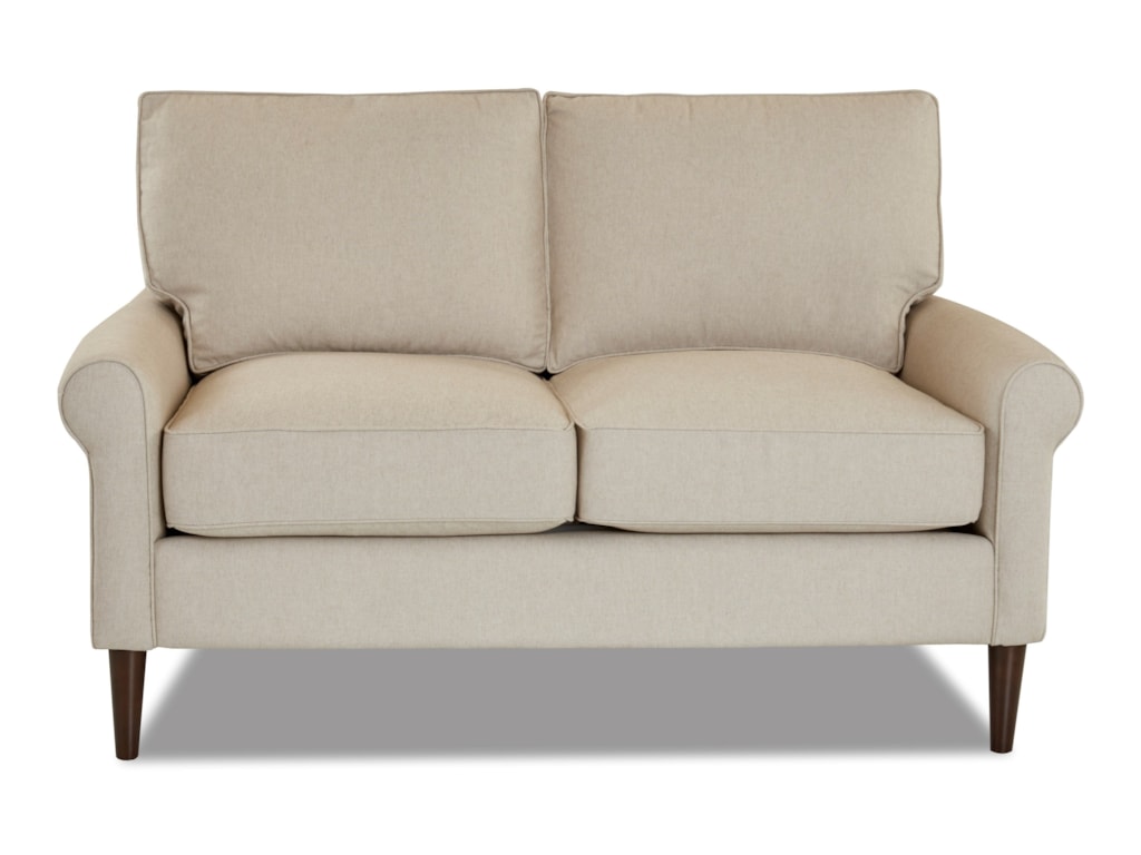 Round loveseat sofa