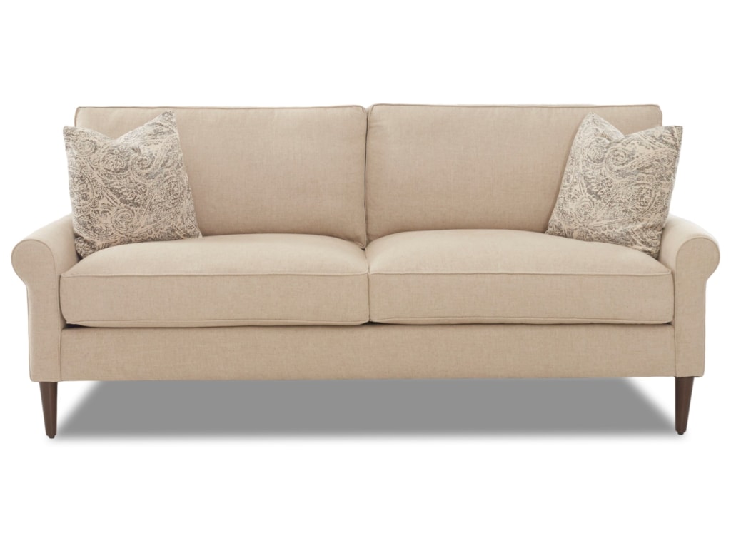 Klaussner Chelsea Casual Contemporary Style 2 Over Sofa With Casual Contemporary Style 2 Over Sofa