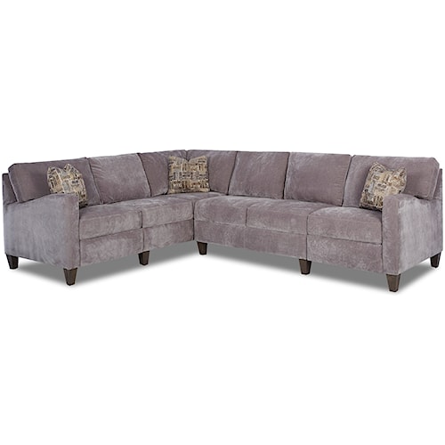 Klaussner Colleen Hybrid Reclining Sectional With Laf Corner Sofa Klaussner Colleen Hybrid Reclining Sectional With Laf Corner Sofa