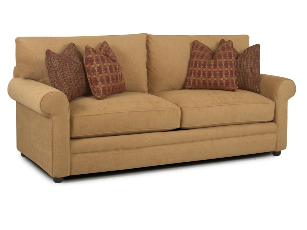 Elliston Place Comfy Casual Stationary Sofa With Rolled Arms Elliston Place Comfysofa