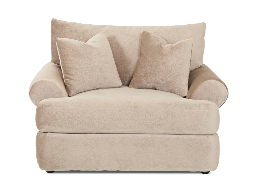 Klaussner Cora Casual Plush Big Chair Value City Furniture