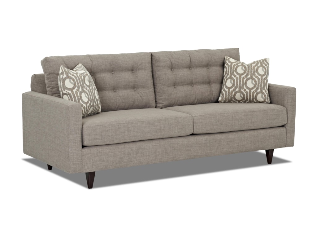 Klaussner Craven K30520 S Contemporary Sofa With Tapered Legs And Klaussner Craven Sofa
