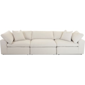 Klaussner Monterey Contemporary 3 Pc Modular Sofa Hudson S Furniture Sofas