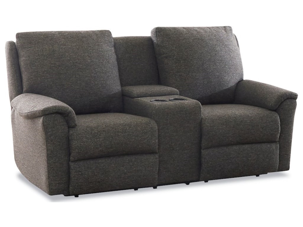 Klaussner DavosPwr Console Recline Love w/ Pwr Head/Lumbar