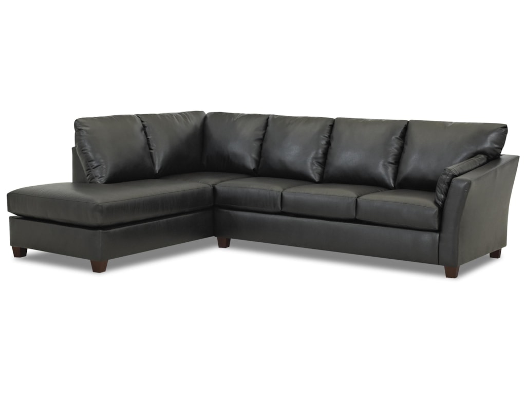 Klaussner Drew E16 Two Piece Sectional Sofa With Chaise Klaussner Drew E16 Two Piece Sectional Sofa With Chaise