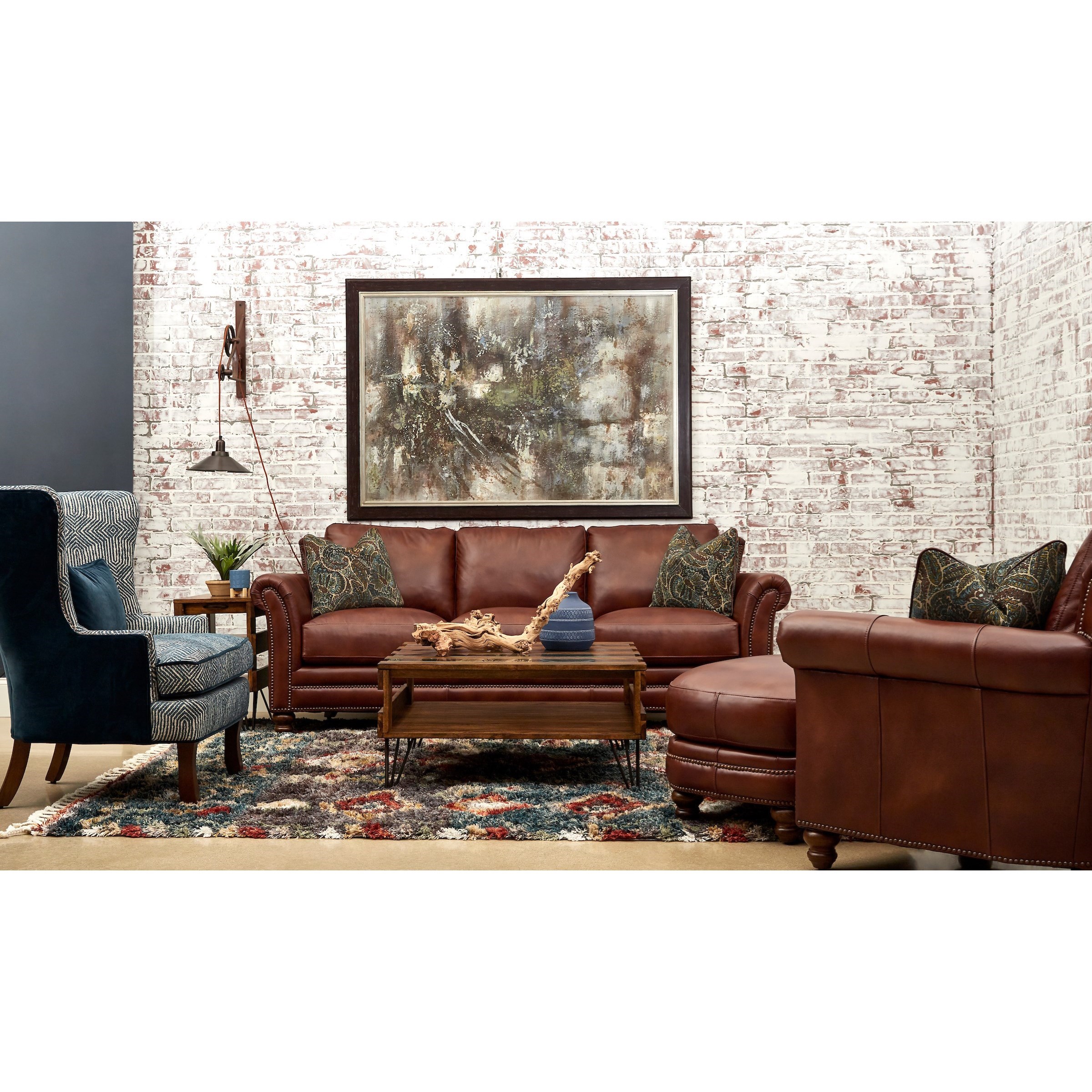 Klaussner Elaine Living Room Group Wayside Furniture Stationary Living Room Groups