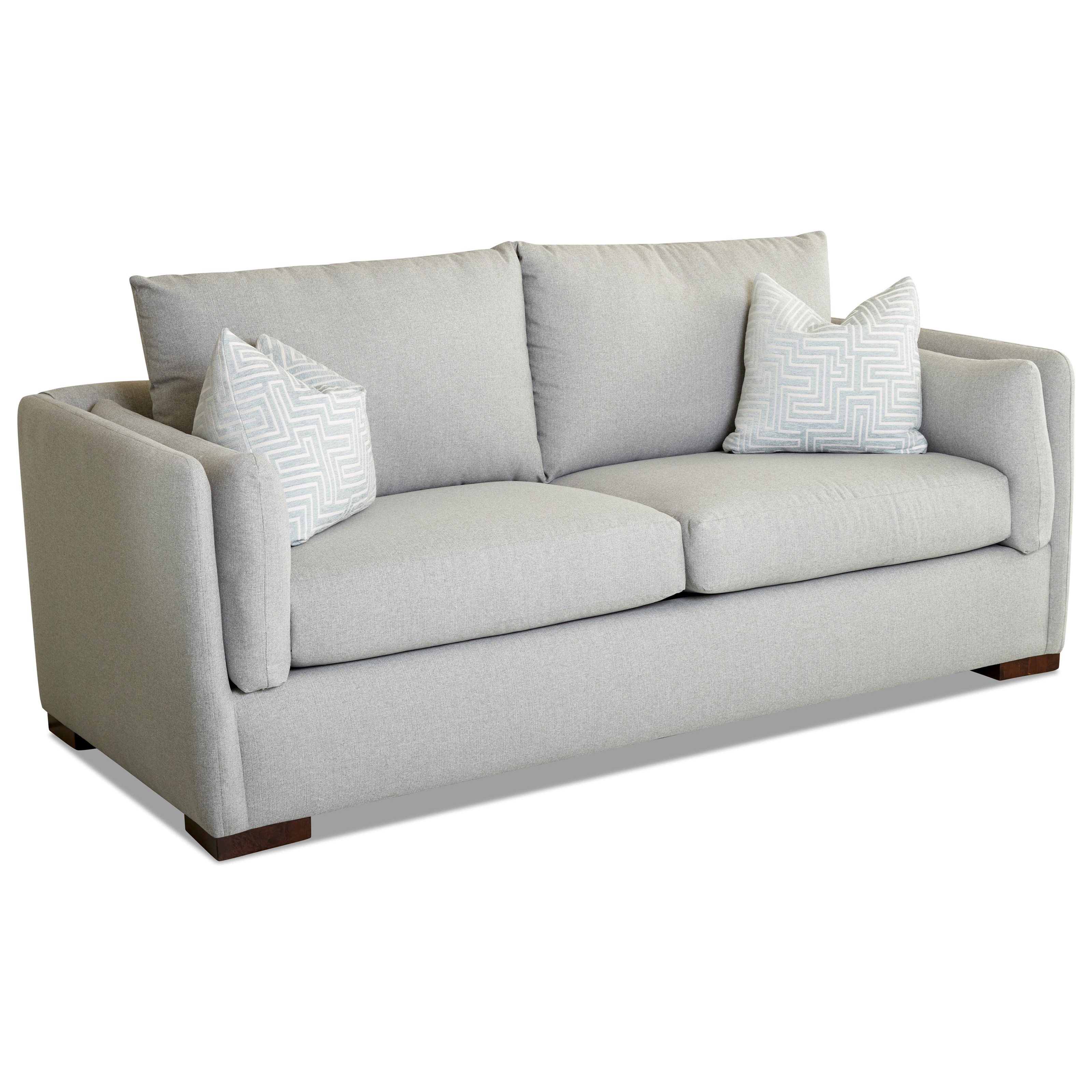 Klaussner Ellyson Contemporary Dreamquest Queen Sleeper Value City Furniture Sleeper Sofas