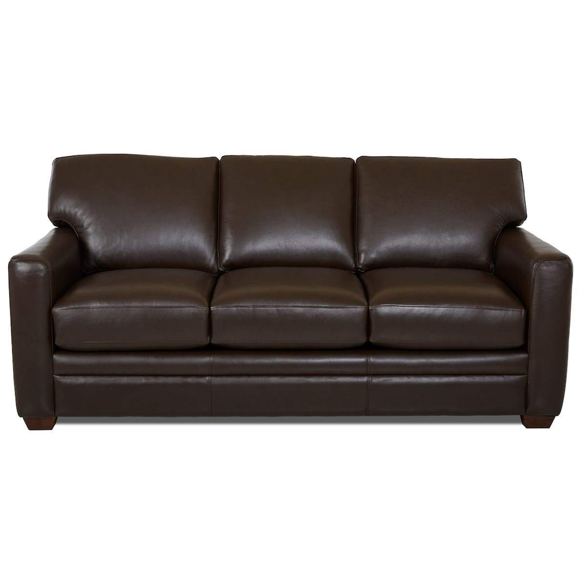 Klaussner Fedora Lt50900 Aqsl Queen Leather Sleeper Sofa With Air