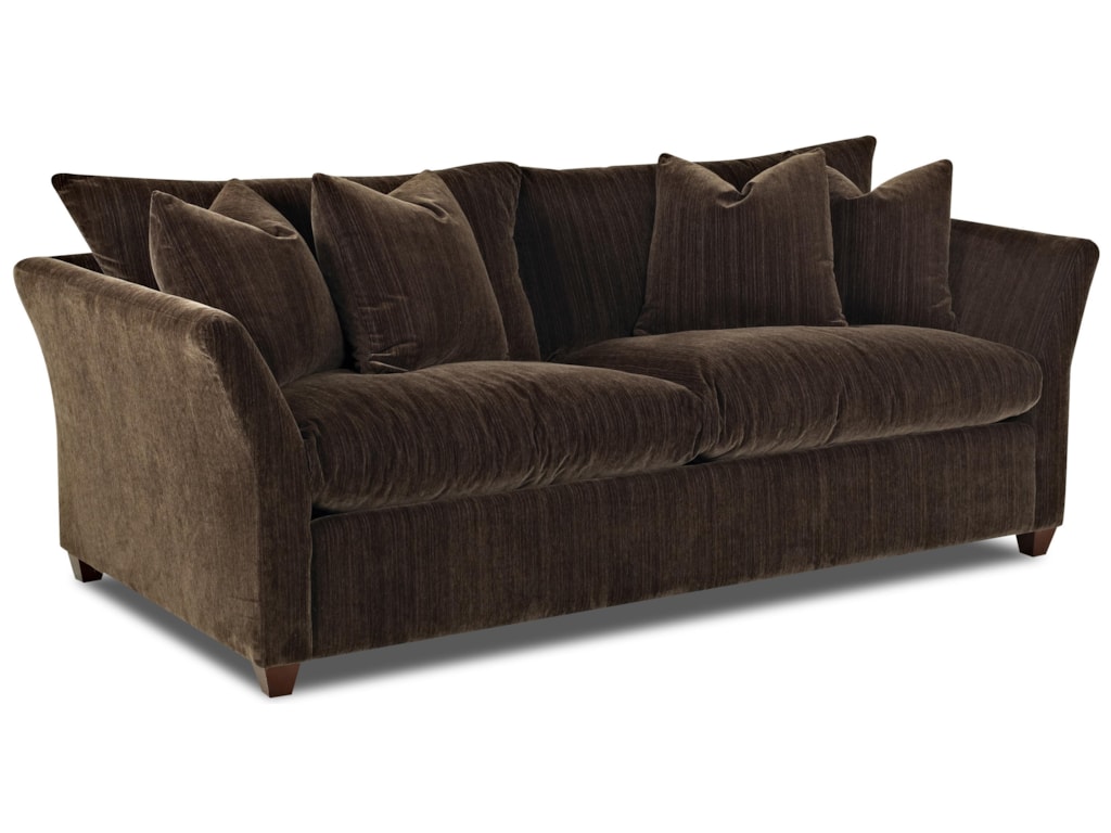 Klaussner Fifi Contemporary Sofa Wayside Furniture Sofas Klaussner Fifi Contemporary Sofa