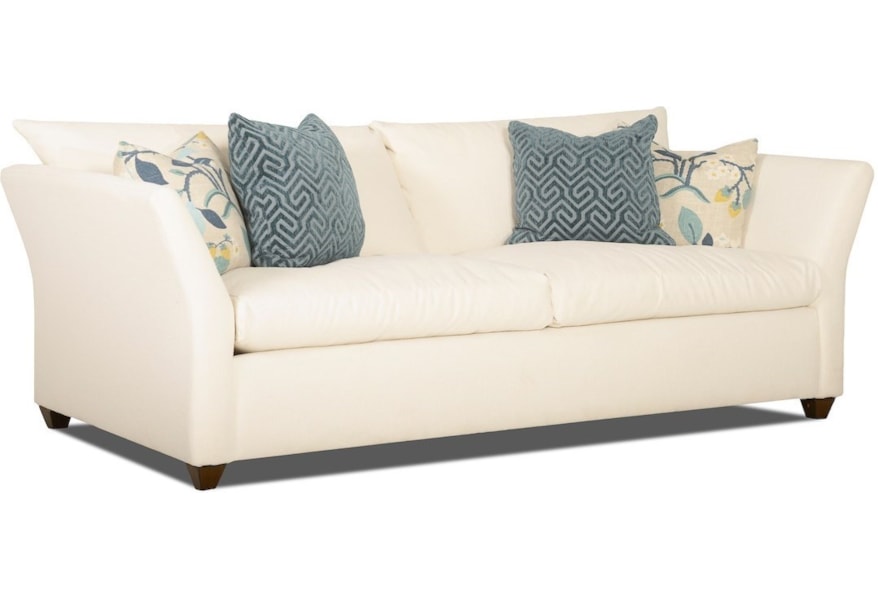 Klaussner Fifi D28950 S Contemporary 2 Seat Sofa Pilgrim Klaussner Fifi D28950 S Contemporary 2
