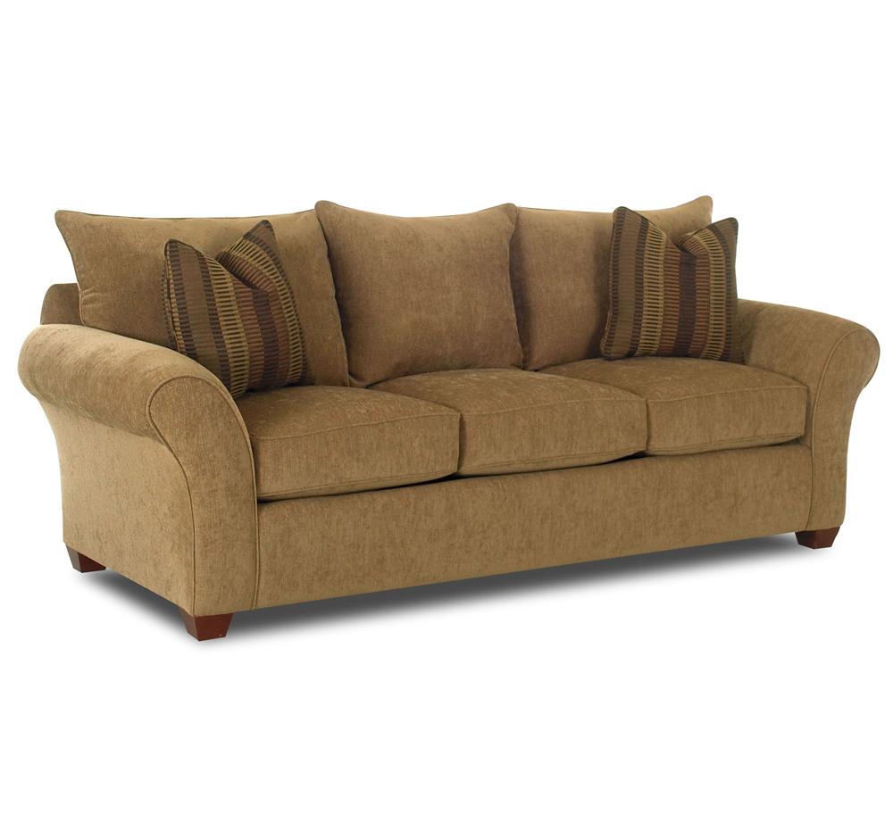 Klaussner Fletcher Comfortable Stationary Couch Johnny Janosik