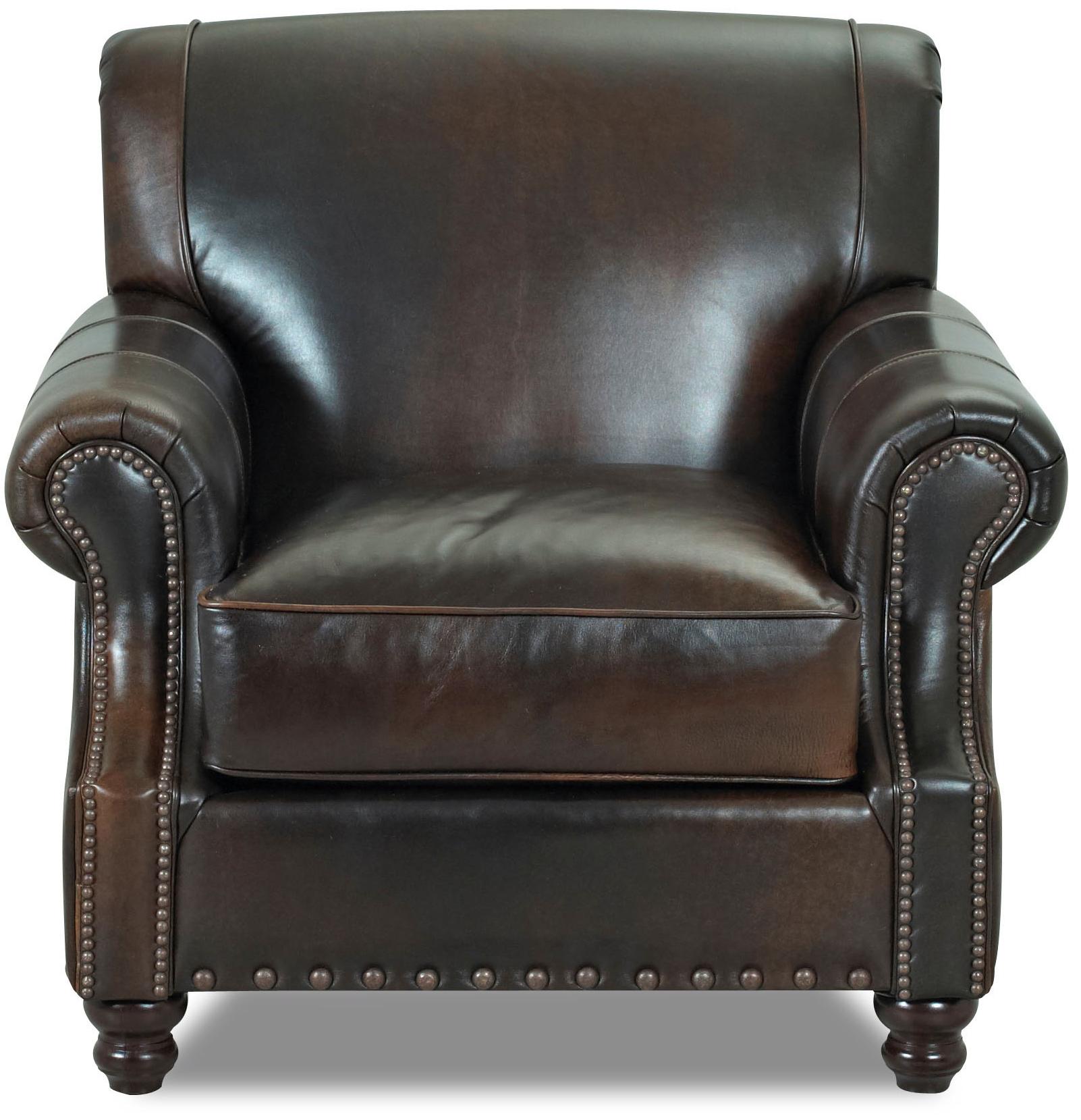 Klaussner Fremont Lt30410 C Traditional Arm Chair With Nail Head