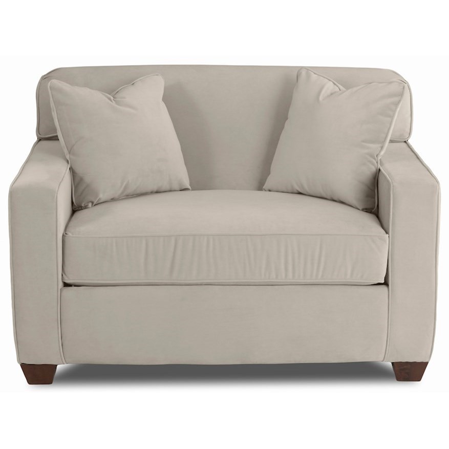 Klaussner Gillis K70800 Acsl Chair Sleeper With Air Dream Mattress