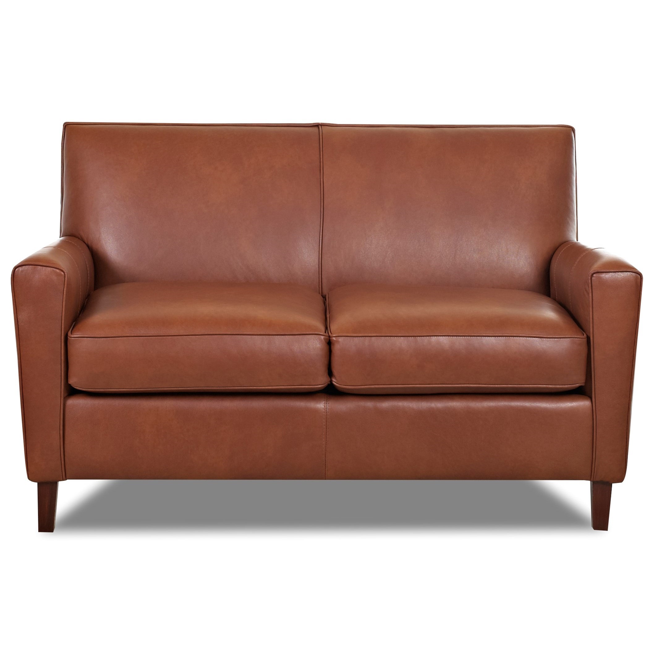 Klaussner Goldie Lt8800 Ls Contemporary Leather Loveseat Efo