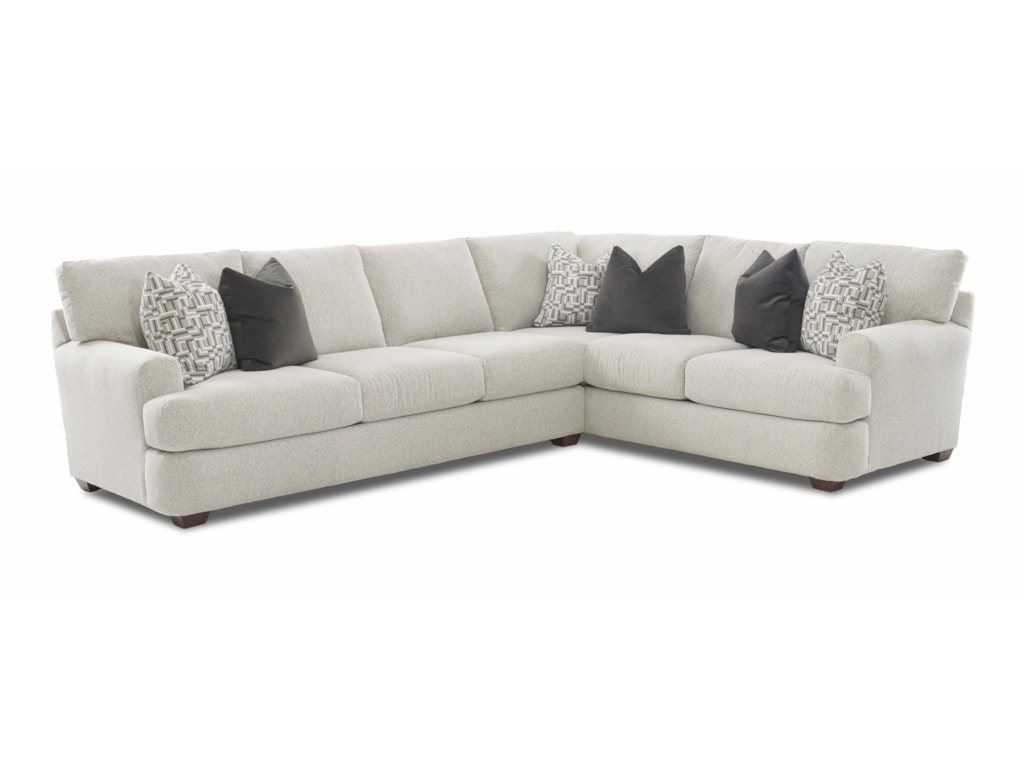 Klaussner Haynes K18400rcnrs K18400ls 2 Piece Sectional Dunk Klaussner Haynes2 Piece Sectional