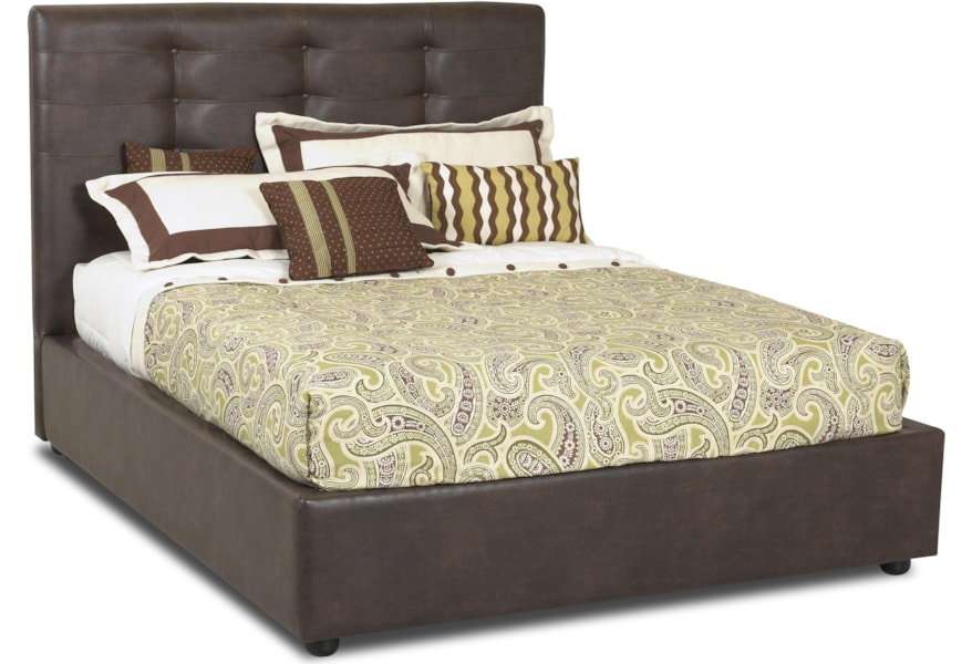 Aspenhome Modern Loft Queen Platform Bed With Dual Usb Ports Hudson S Furniture Platform Beds Low Profile Beds