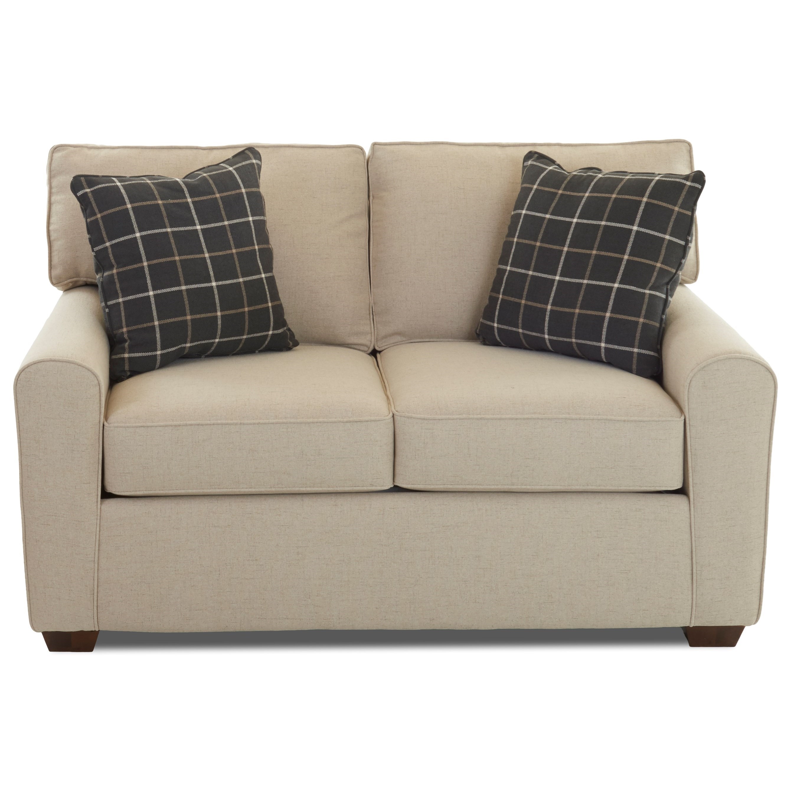 Klaussner Hybrid K54400 Ls Casual Stationary Loveseat With Box