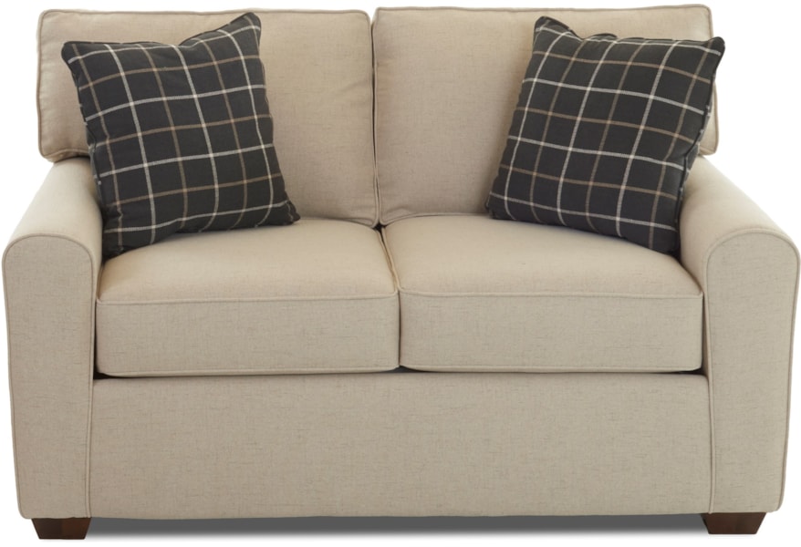 Klaussner Hybrid K54400 Ls Casual Stationary Loveseat With Box