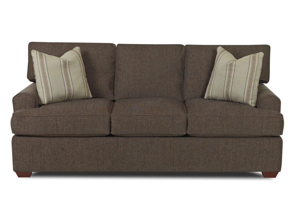 Klaussner Hybrid K54460 S Casual Stationary Sofa With Arched