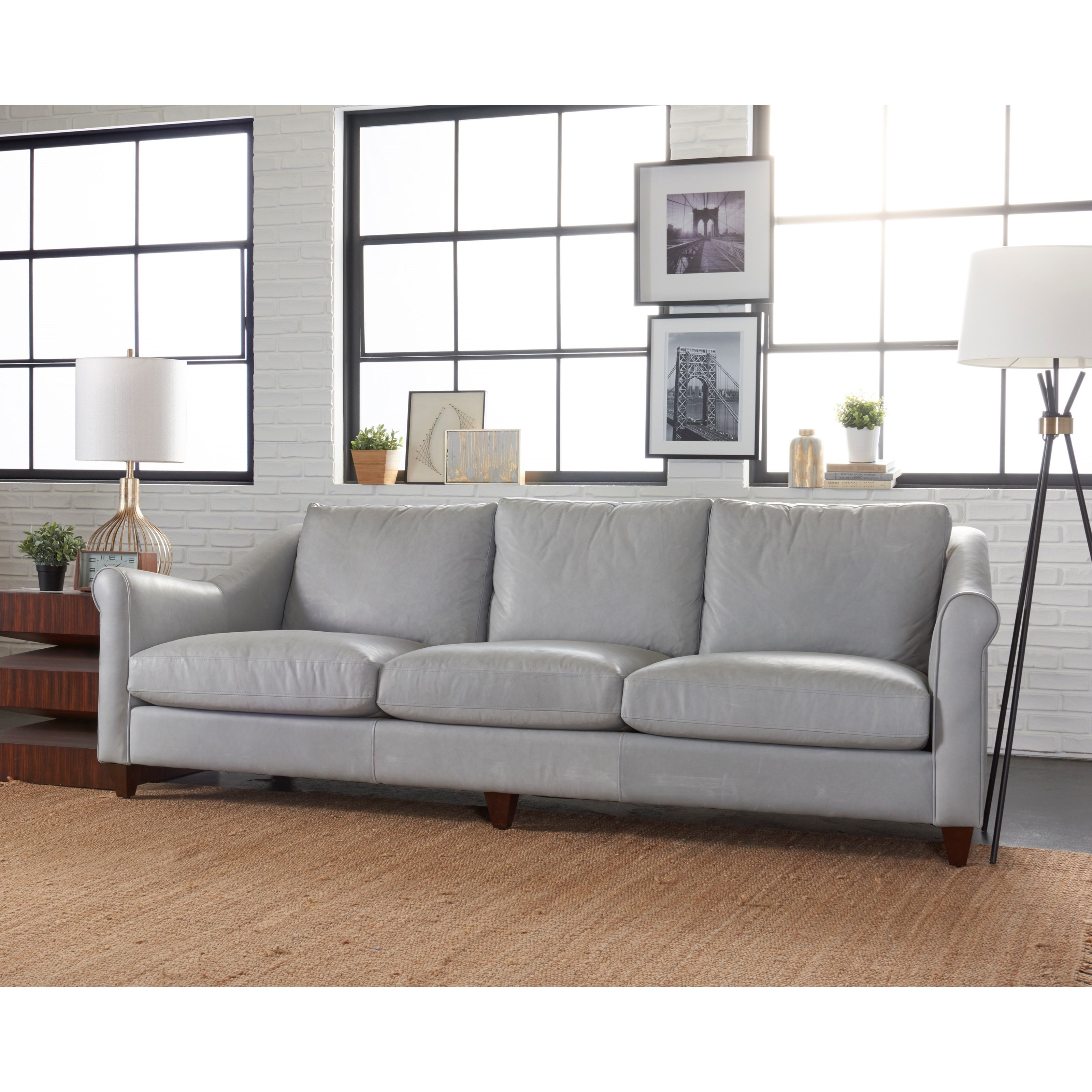 Klaussner Isabella Ld85300 Xs Transitional Sofa With Rolled