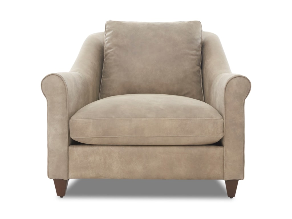 Klaussner Isabella Ld85300 C Transitional Chair With Rolled
