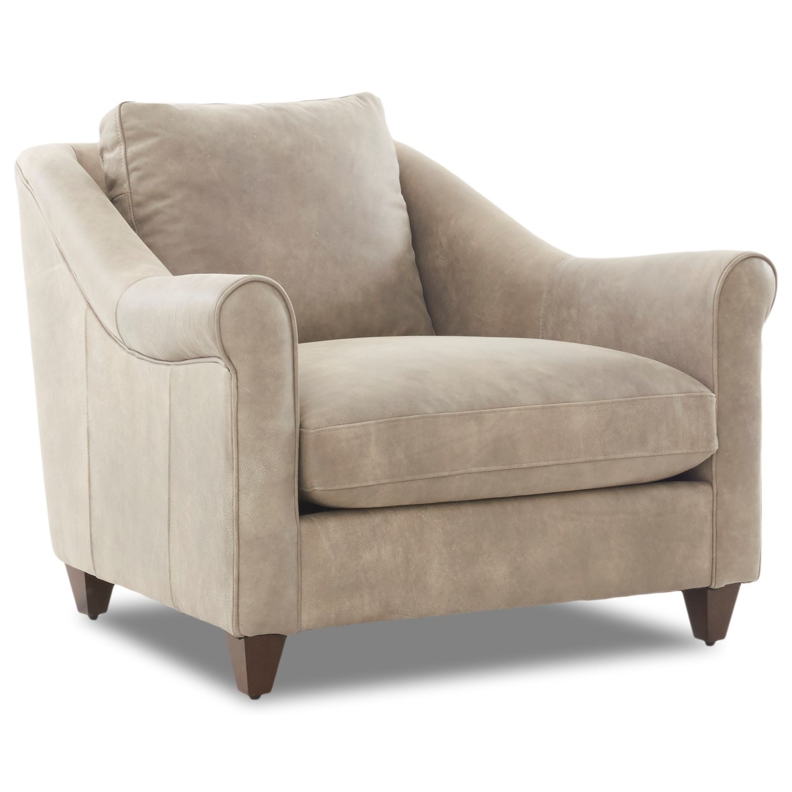 Klaussner Isabella Ld85300 C Transitional Chair With Rolled