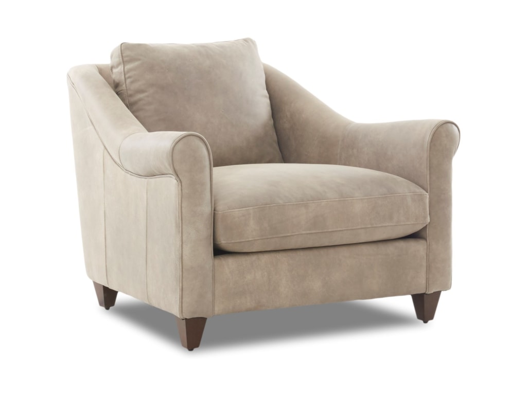 Klaussner Isabella Ld85300 C Transitional Chair With Rolled