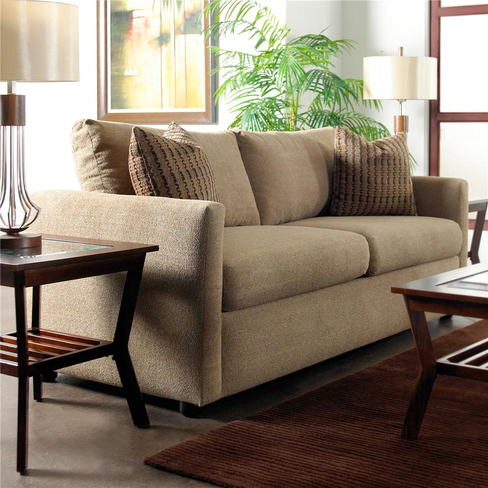 Klaussner Jacobs Casual Upholstered Stationary Sofa Darvin Furniture