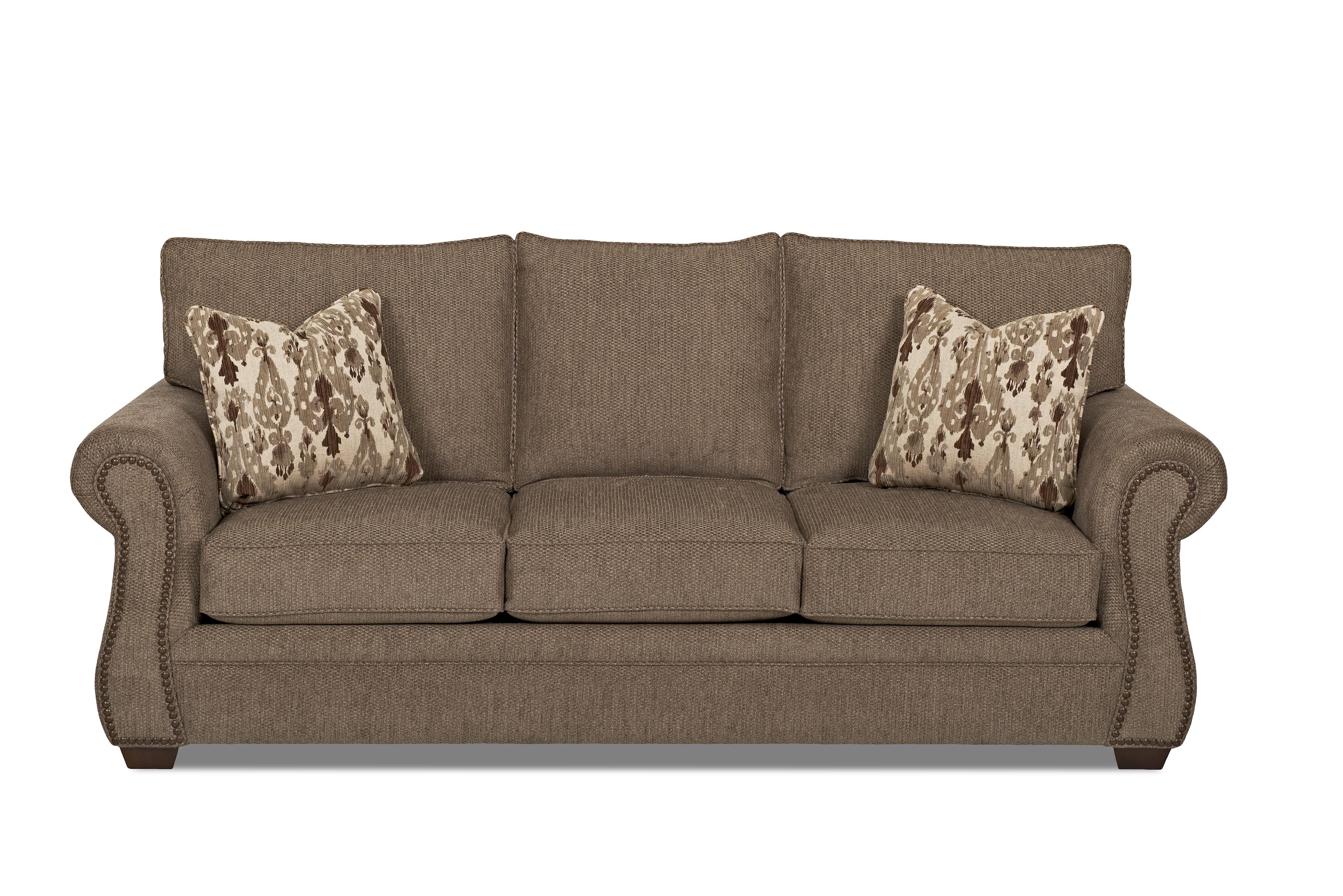 Klaussner Jasper Traditional Air Coil Mattress Sleeper Sofa With