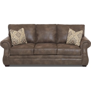 Klaussner Jasper Traditional Air Coil Mattress Sleeper Sofa With Nailhead Trim Johnny Janosik Sleeper Sofas