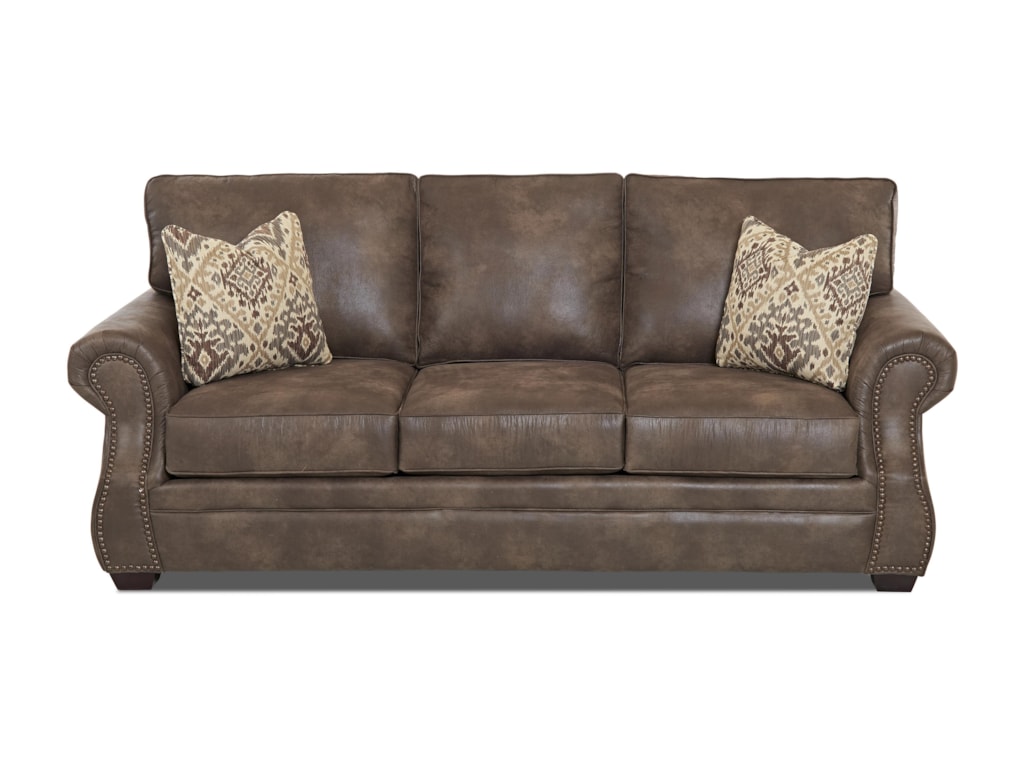 Klaussner Jasper Traditional Queen Inner Spring Sleeper Sofa With Klaussner Jaspertraditional Queen Inner Spring Sleeper Sofa