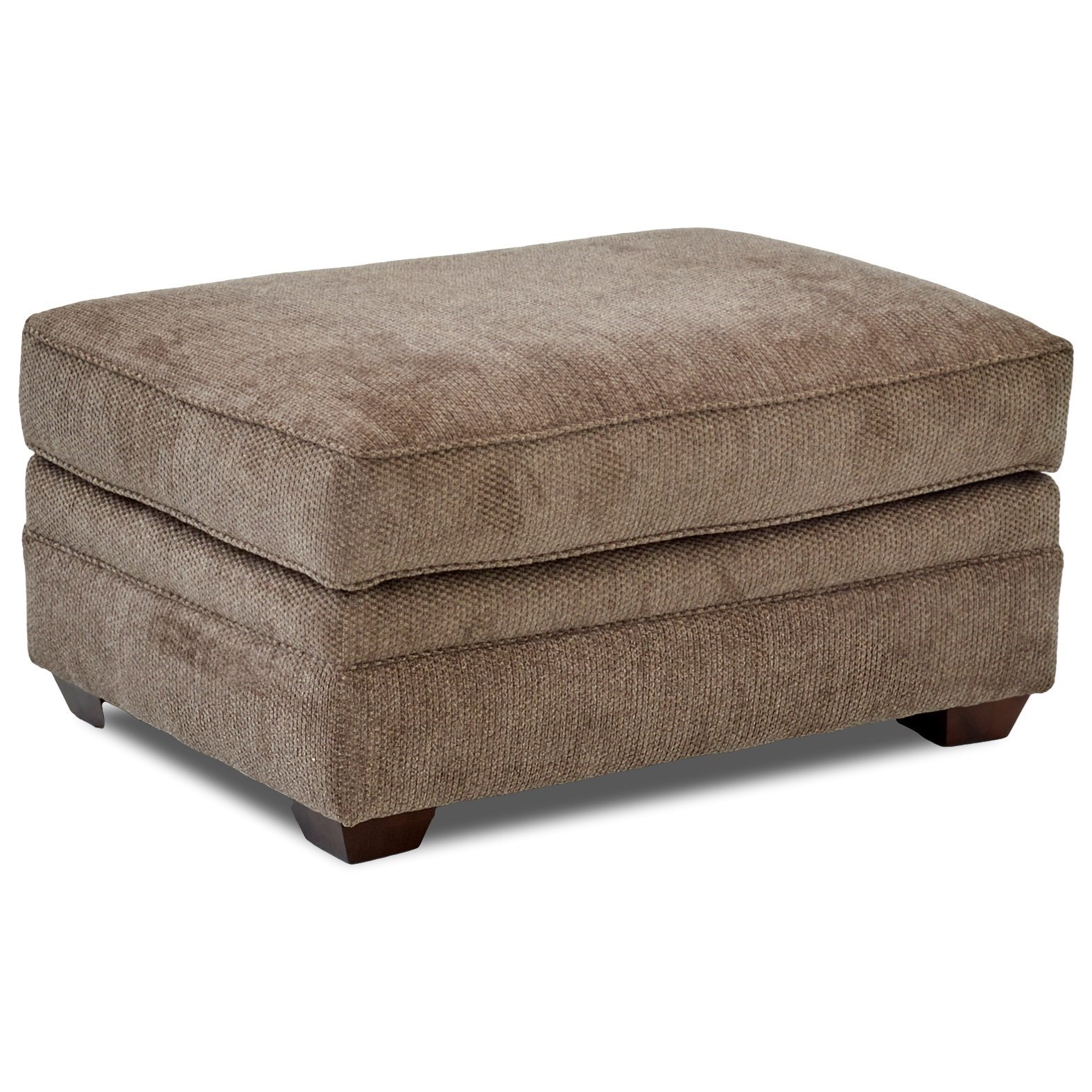 Klaussner Jasper Traditional Ottoman Novello Home Furnishings