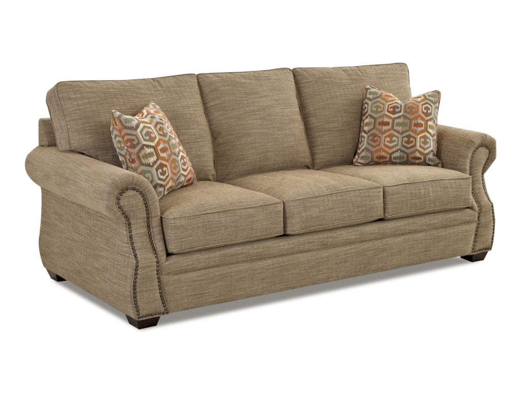 Klaussner JasperTraditional Air Coil Mattress Sleeper Sofa