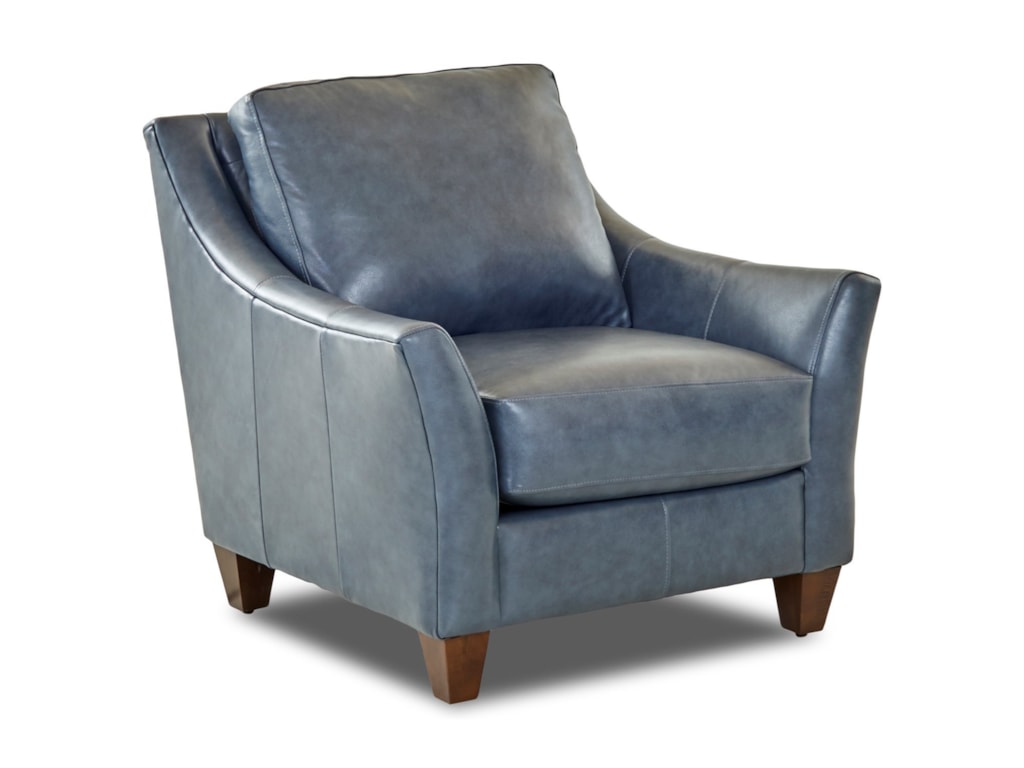 Joanna Contemporary Leather Chair By Metropia At Baer S Furniture