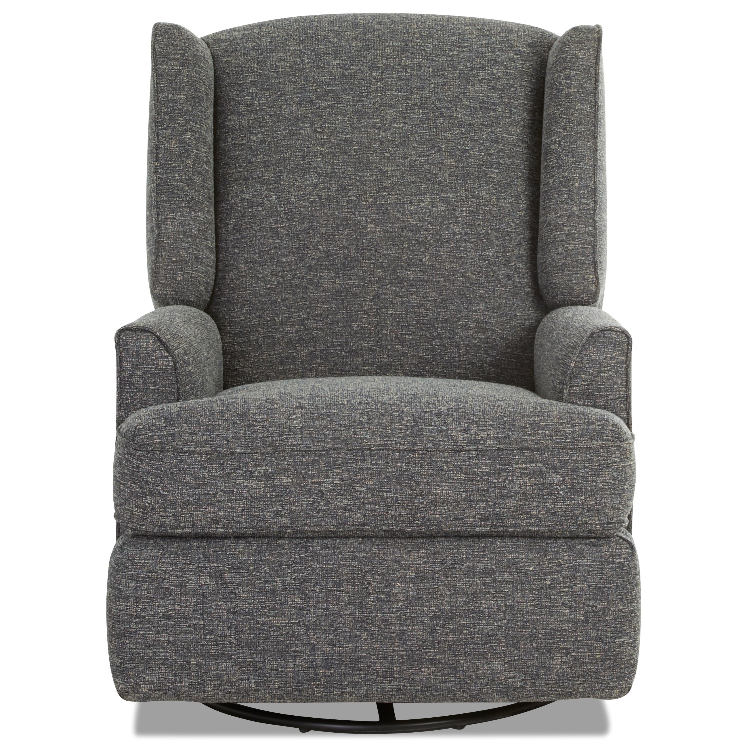 Klaussner Josephine Wing Back Power Swivel Gliding Reclining Chair