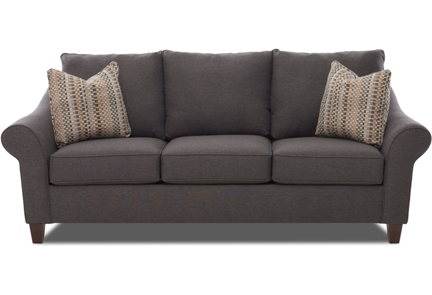 Klaussner Keller K96200 S Contemporary Sofa Dunk Bright