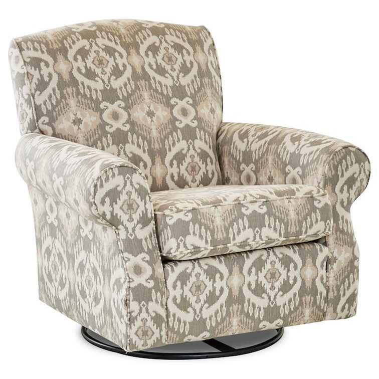 Klaussner Chairs And Accents Marie Swivel Chair Wayside Furniture Upholstered Chairs
