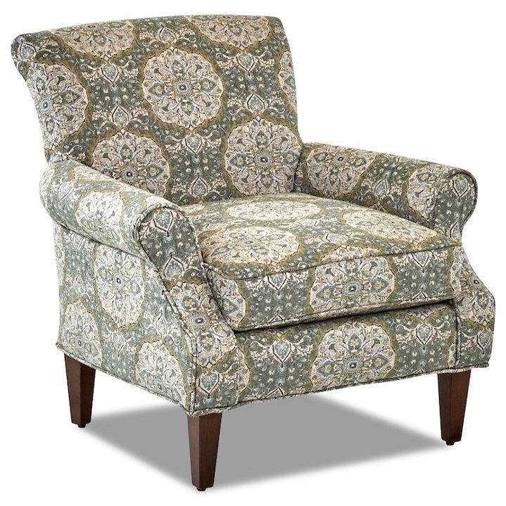 Klaussner Chairs And Accents K26300 Oc Casual Accent Chair Efo