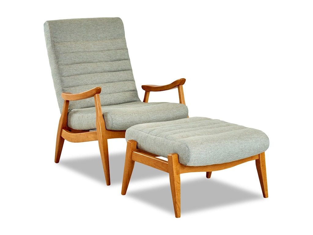 Klaussner Chairs And Accents Hans Mid Century Modern Chair And