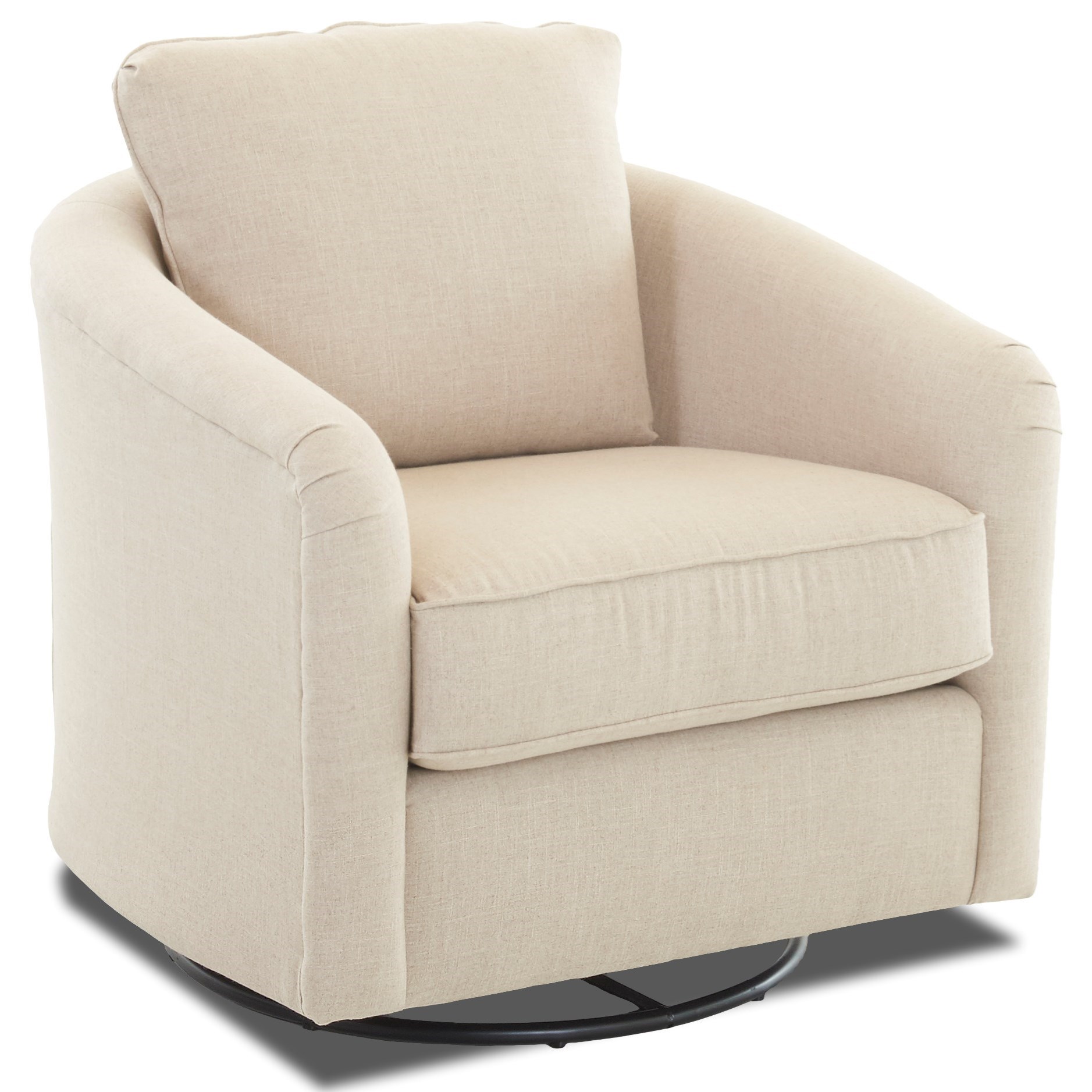 upholstered swivel glider chair