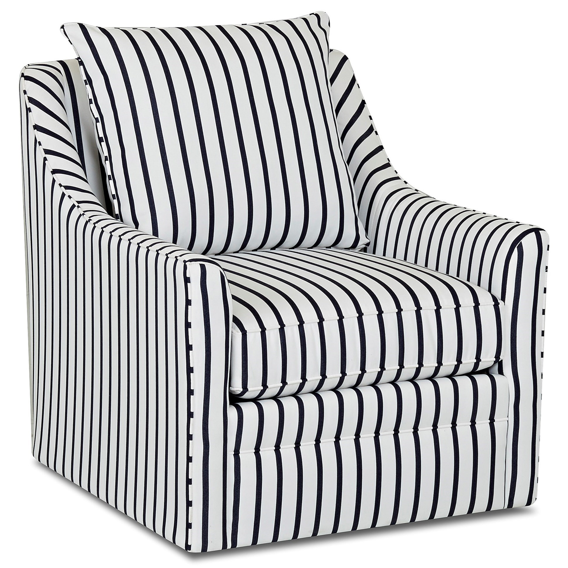 Klaussner Chairs And Accents K97300 Swvl Larkin Occasional Swivel