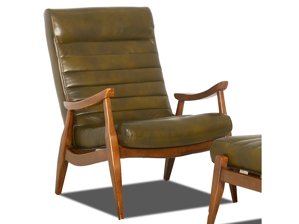 Klaussner Chairs And Accents Hans Mid Century Modern Chair With
