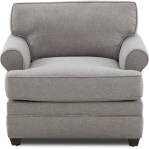 Klaussner Living Your Way K8122 C Casual Chair With Sock Rolled