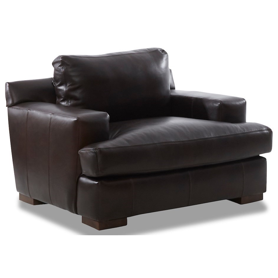 big chair with ottoman