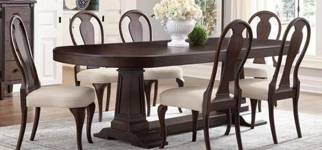Klaussner Mckinnon 5 Piece Dining Set Includes Table And 4 Chairs